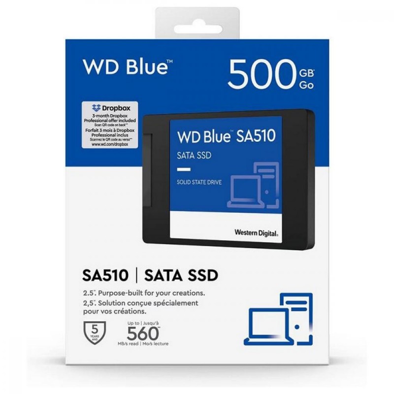 SSD накопичувач WD Blue SA510 500 GB (WDS500G3B0A)