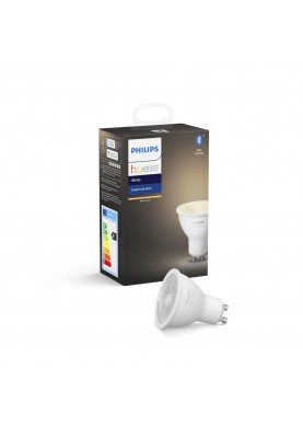 Світлодіодна лампа Philips Hue GU10 5.2W(57W) 2700K White Bluetooth Dimm (929001953505)