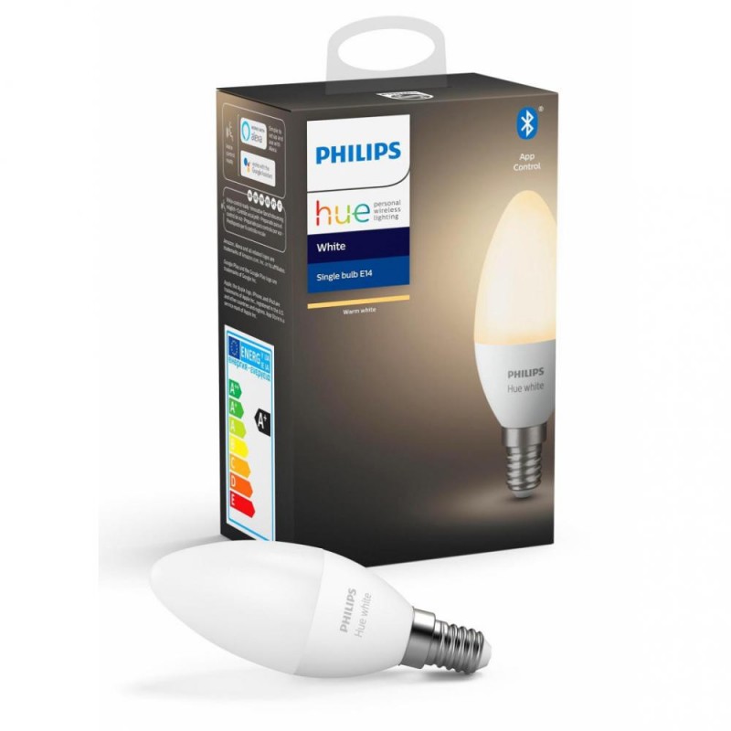 Світлодіодна лампа Philips LED LED Hue E14 5.5W(40W) 2700K Bluetooth Dim (929002039903)