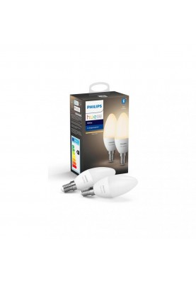 Світлодіодна лампа Philips LED LED Hue E14 5.5W(40W) 2700K Bluetooth Dim набір 2 шт (929002039904)