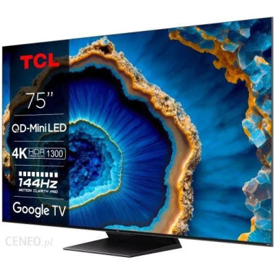Телевiзор TCL 75C805