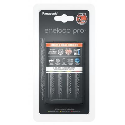 Зарядний пристрій Panasonic Smart-Quick Charger+Eneloop Pro 4AA 2500 mAh NI-MH (K-KJ55HCD40E)