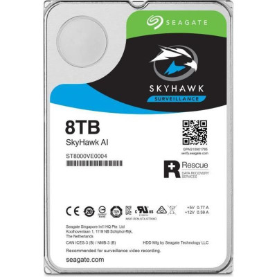 Жорсткий диск Seagate SkyHawk AI 8 TB (ST8000VE001)