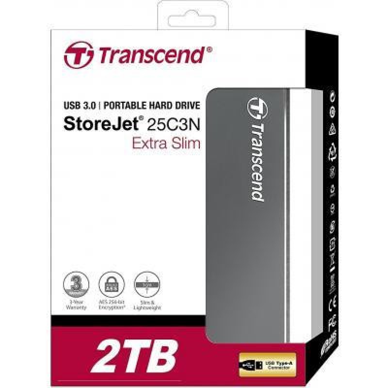 Жорсткий диск Transcend StoreJet 25C3 (TS2TSJ25C3N)