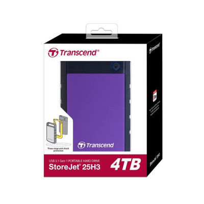 Жорсткий диск Transcend StoreJet 25H3 (TS4TSJ25H3P)