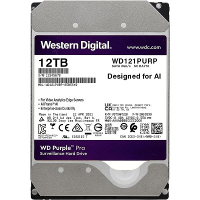 Жорсткий диск WD Purple Pro 12 TB (WD121PURP)