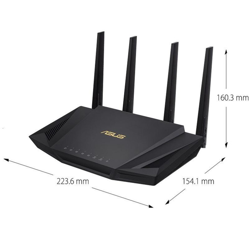 Бездротовий маршрутизатор (роутер) ASUS RT-AX58U V2