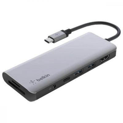 Док-станція для ноутбука Belkin USB-C 7-in-1 Multiport Dock (AVC009BTSGY)