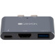 Док-станція для ноутбука Canyon Docking Station with 3 port, Thunderbolt 3 (CNS-TDS01DG)