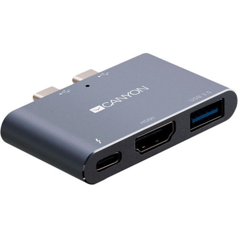 Док-станція для ноутбука Canyon Docking Station with 3 port, Thunderbolt 3 (CNS-TDS01DG)