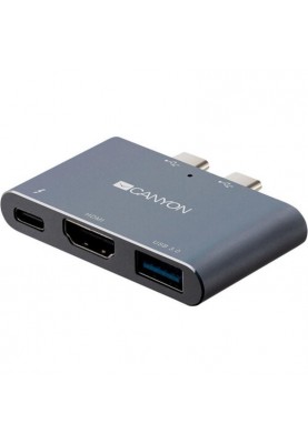 Док-станція для ноутбука Canyon Docking Station with 3 port, Thunderbolt 3 (CNS-TDS01DG)