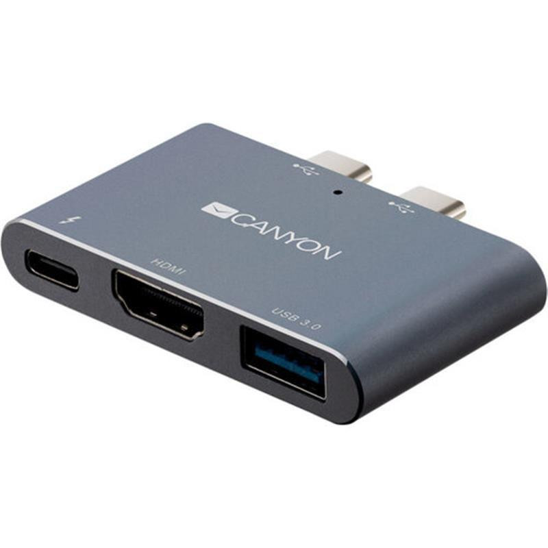 Док-станція для ноутбука Canyon Docking Station with 3 port, Thunderbolt 3 (CNS-TDS01DG)