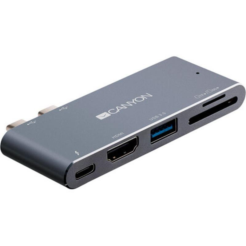 Док-станція для ноутбука Canyon Docking Station with 5 port, Thunderbolt 3 (CNS-TDS05DG)