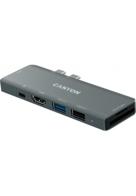 Док-станція для ноутбука Canyon USB Type-C 7-in-1 (CNS-TDS05B)