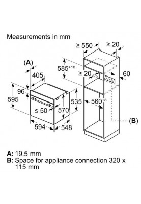 Електрична духовка Siemens HB272ABS0S