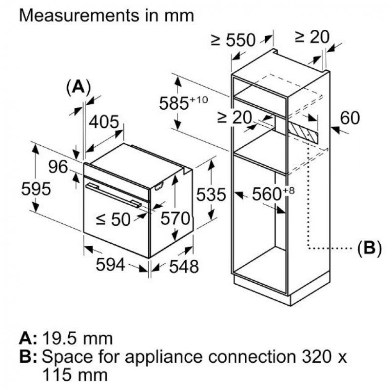 Електрична духовка Siemens HB272ABS0S