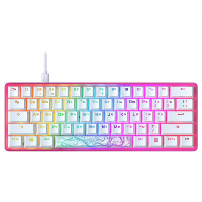 Клавіатура HyperX Alloy Origins 60 HX Red USB Pink (572Y6AA)