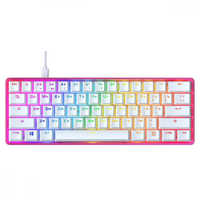 Клавіатура HyperX Alloy Origins 60 HX Red USB Pink (572Y6AA)