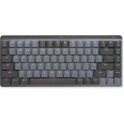 Клавіатура Logitech MX Mechanical Mini Clicky Wireless Illuminated Graphite (920-010782) Клавіатура Logitech MX Mechanical Mini Clicky Wireless Illuminated Graphite (920-010782)