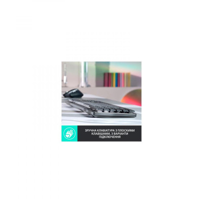 Клавіатура Logitech MX Wireless Illuminated Performance Graphite Clicky (920-010759) Клавіатура Logitech MX Wireless Illuminated Performance Graphite Clicky (920-010759)