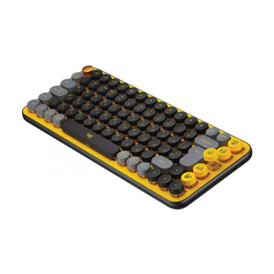 Клавіатура Logitech POP Keys Wireless Mechanical Keyboard UA Blast Yellow (920-010735) Клавіатура Logitech POP Keys Wireless Mechanical Keyboard UA Blast Yellow (920-010735)