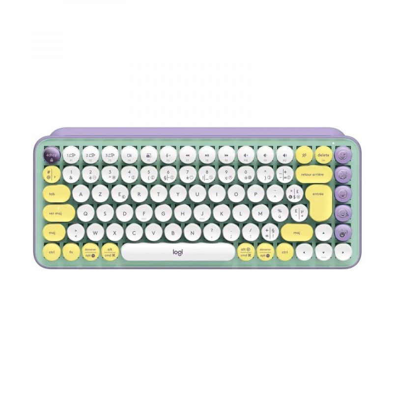 Клавіатура Logitech POP Keys Wireless Mechanical Keyboard UA Daydream Mint (920-010736)