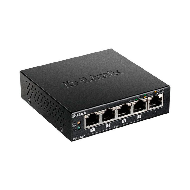 Комутатор некерований D-Link DGS-1005P