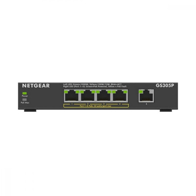 Комутатор некерований Netgear GS305P-200PES