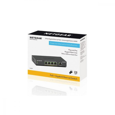 Комутатор некерований Netgear GS305P-200PES