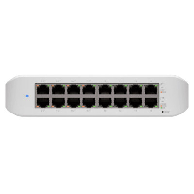 Комутатор керований рівня 2 Ubiquiti UniFi Switch Lite 16 PoE USW-Lite-16-PoE