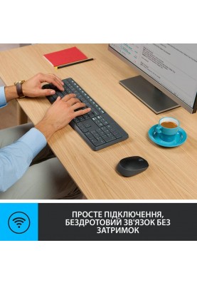 Комплект (клавіатура + миша) Logitech MK235 WL UA (920-007931)