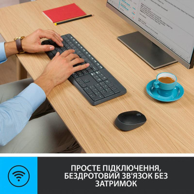 Комплект (клавіатура + миша) Logitech MK235 WL UA (920-007931)