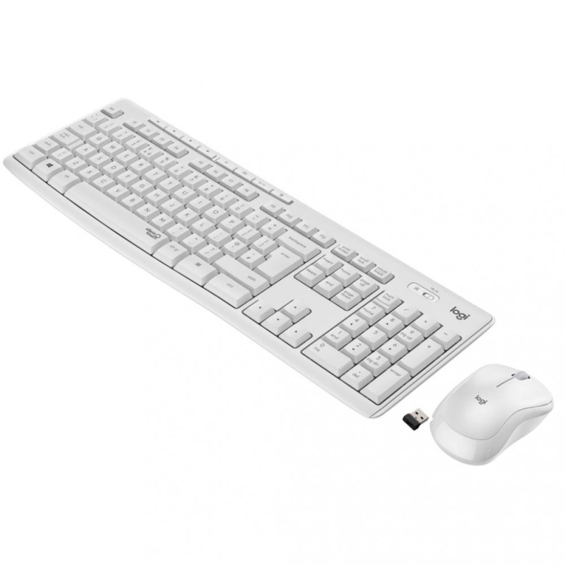 Комплект (клавіатура + миша) Logitech MK295 Silent Off-White UA (920-009824)