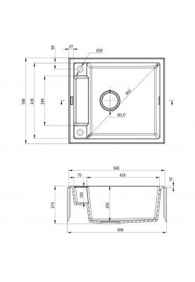 Кухонна мийка Deante Magnetic ZRM A103