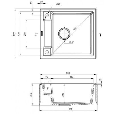 Кухонна мийка Deante Magnetic ZRM A103