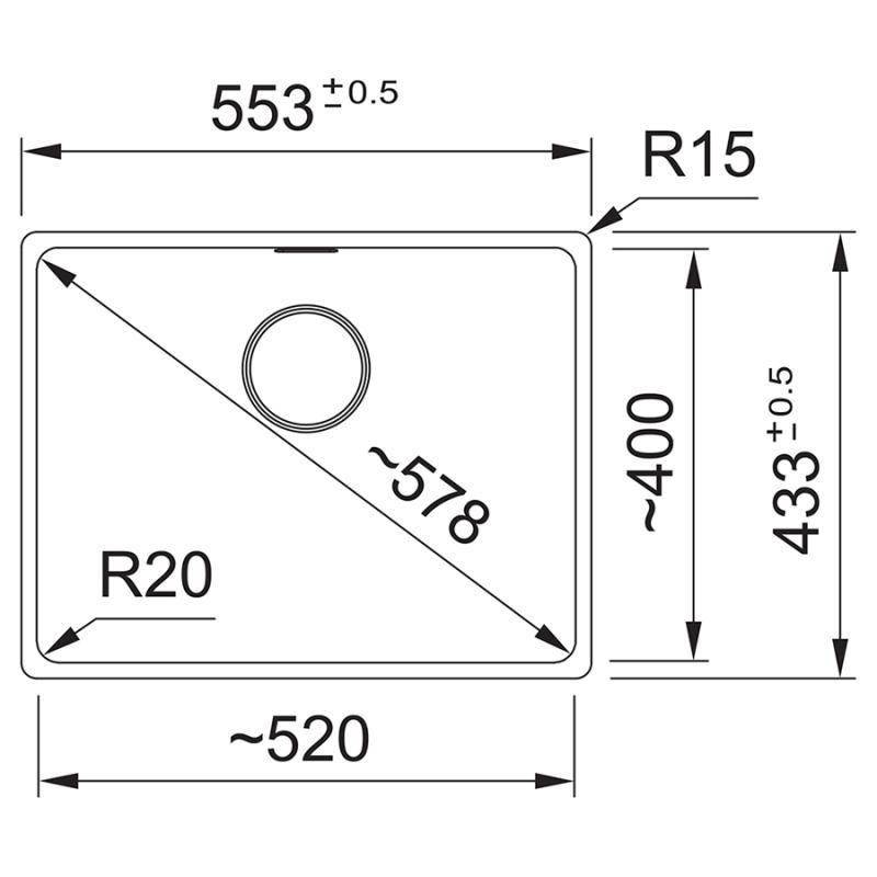 Кухонна мийка Franke Maris MRG 110-52 (125.0701.779)