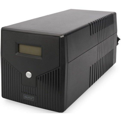 Лінійно-інтерактивний ДБЖ Digitus Line-Interactive 1500VA/900W LCD 4xSchuko RJ45 RS232 USB (DN-170075)
