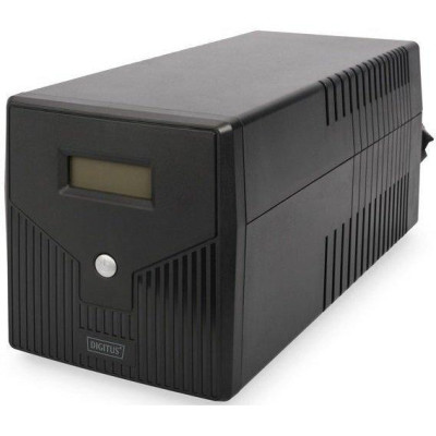 Лінійно-інтерактивний ДБЖ Digitus Line-Interactive 2000VA/1200W LCD 4xSchuko RJ45 RS232 USB (DN-170076)