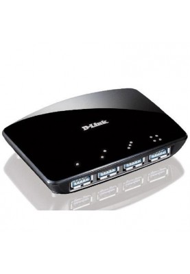 Мультипортовий адаптер D-Link 4-port Superspeed USB3.0 Hub DUB-1340