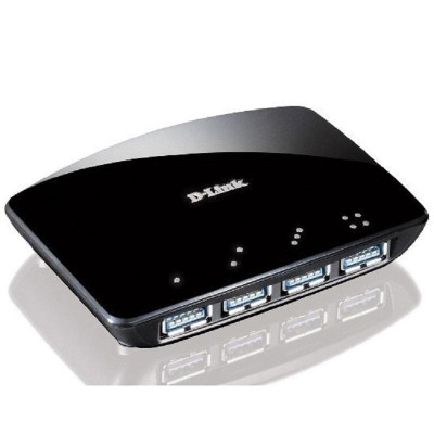 Мультипортовий адаптер D-Link 4-port Superspeed USB3.0 Hub DUB-1340