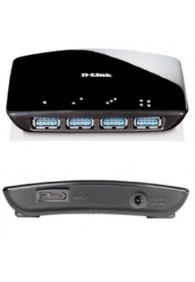 Мультипортовий адаптер D-Link 4-port Superspeed USB3.0 Hub DUB-1340