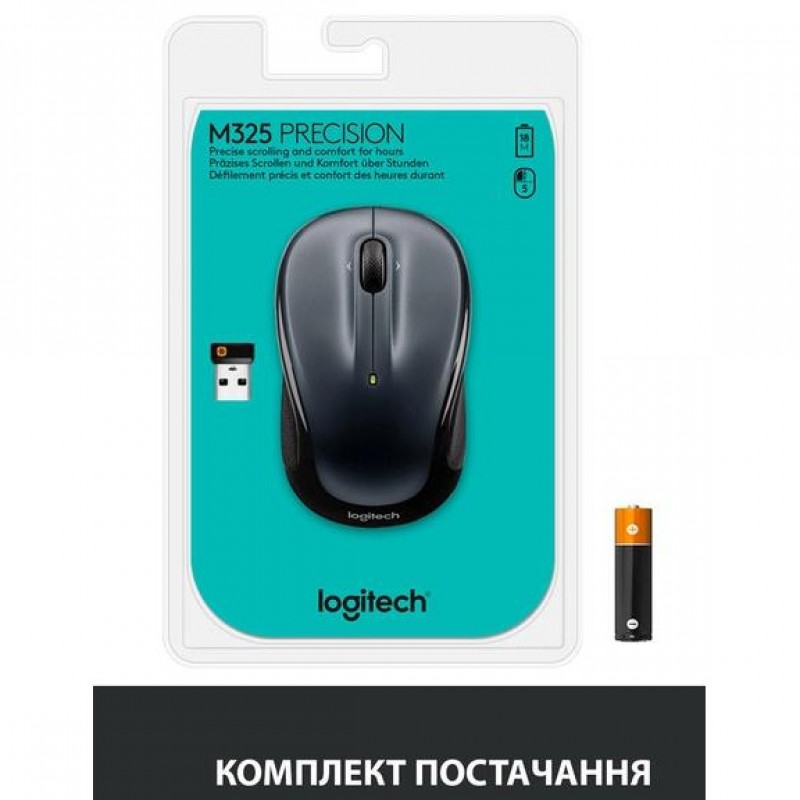 Миша Logitech M325s Dark Silver (910-006812)