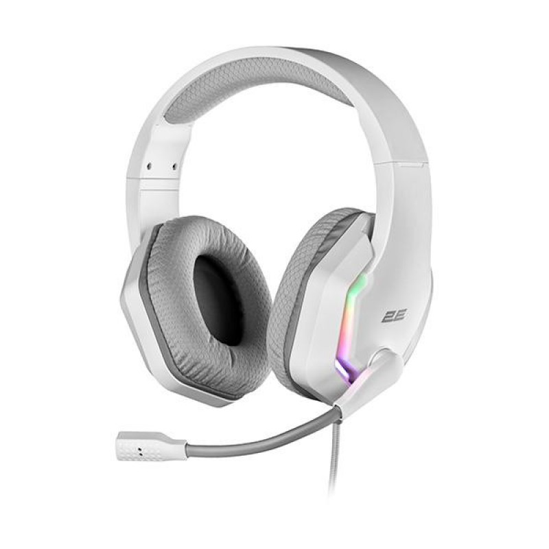 Навушники з мікрофоном 2E GAMING HG315 RGB USB 7.1 White (2E-HG315WT-7.1)