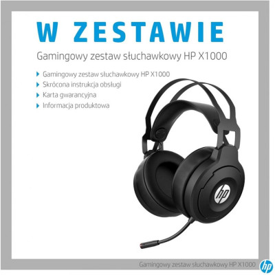 Навушники з мікрофоном HP Sombra X1000 (7HC43AA)