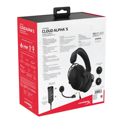 Навушники із мікрофоном HyperX Cloud Alpha S Blackout (HX-HSCAS-BK/WW)