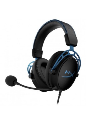 Навушники із мікрофоном HyperX Cloud Alpha S Blue (HX-HSCAS-BL)