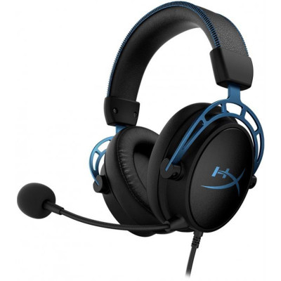 Навушники із мікрофоном HyperX Cloud Alpha S Blue (HX-HSCAS-BL)