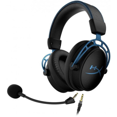 Навушники із мікрофоном HyperX Cloud Alpha S Blue (HX-HSCAS-BL)