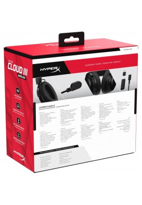 Навушники з мікрофоном HyperX Cloud III Wireless Black (77Z45AA)