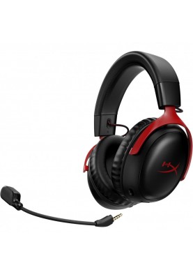 Навушники з мікрофоном HyperX Cloud III Wireless Black/Red (77Z46AA)